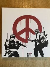 Banksy friedenssoldaten leinwa gebraucht kaufen  Blaustein