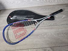 Wilson Titanium Power Series Squash Racket with Cover Blue Silver Ti for sale  Shipping to South Africa