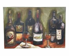 art wine painting bottles for sale  Nashville