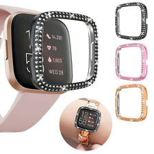 Capa protetora de strass cristal brilhante para smartwatch Fitbit Versa 2 comprar usado  Enviando para Brazil