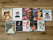 Vintage Lot Of 10 Princess Diana Books-Diana Princess of Wales, Diana the Radian for sale  Shipping to South Africa