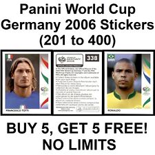 Adesivos Panini Copa do Mundo 2006 (201 a 400) **Selecione adesivos** comprar usado  Enviando para Brazil