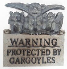 Warning protected gargoyles for sale  Westford