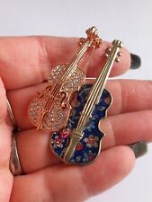 Two violin brooches for sale  NORWICH