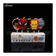 Birthday Party Cake Candles Baby Kids Spiderman Cars Peppa Paw Pokem Mermaid, used for sale  Shipping to South Africa