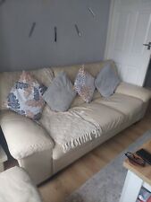 Cream leather seater for sale  ST. HELENS