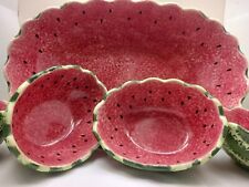 Watermelon serving bowl for sale  Douglassville