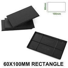 Evemodel 60mmX100mm bases retangulares plástico preto para jogo de mesa Wargame MB60100 comprar usado  Enviando para Brazil