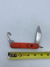 Camillus New York USA Parachutist Folding Pocket Knife (Orange), used for sale  Shipping to South Africa