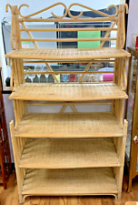s baker rack rattan for sale  Northwood