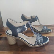 Clarks somerset navy for sale  CORBY