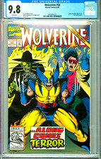 WOLVERINE 58 CGC 9.8 WP TERROR JUBILEE Novo NÃO CIRCULADO ESTOJO CGC MARVEL 1992 comprar usado  Enviando para Brazil