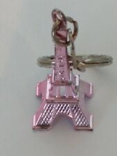 Chaveiro pequeno rosa torre Eiffel lembrança Paris comprar usado  Enviando para Brazil