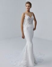 Enzoani Designer Wedding Dress Size 10-12, used for sale  Shipping to South Africa