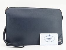 Usado, Bolsa de mão PRADA Saffiano bolsa de mão BALTICO couro marinho 2VF056 usada F/S comprar usado  Enviando para Brazil