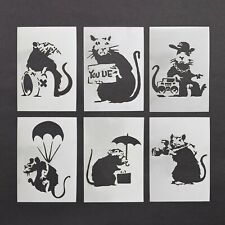 Banksy rat stencil usato  Spedire a Italy