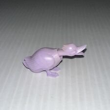 Vtg R&L Cereal Toy Living Animals Bobble Head Moodle Nodder Duck Purple  for sale  Shipping to South Africa