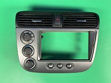 01-05 Honda Civic painel central rádio controle climático acabamento moldura com aberturas de ar cinza comprar usado  Enviando para Brazil