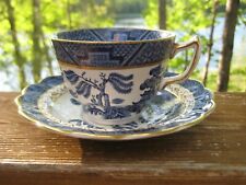 VINTAGE BOOTHS REAL OLD WILLOW CUP AND SAUCER PATTERN NUMBER 8025 for sale  Canada