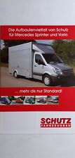 Schutz Fahrzeugbau: Mercedes Sprinter / Vario Aufbauten (Prospekt-Heft); 2011 comprar usado  Enviando para Brazil