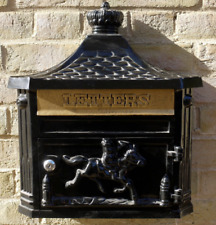 Black post box for sale  Shipping to Ireland