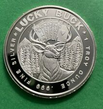 Used, Cripple Creek Colorado Lucky Buck 1oz .999 Silver for sale  Chesterfield