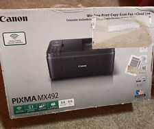 Canon PIXMA MX492 Black Wireless All-In-One Inkjet Printer !READ Description! #4, used for sale  Shipping to South Africa