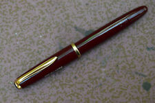 Fountain pen - Faber Castell 63 - piston fill - burgundy - working segunda mano  Embacar hacia Argentina