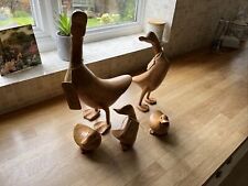 Wooden duck ornaments for sale  NORTHAMPTON