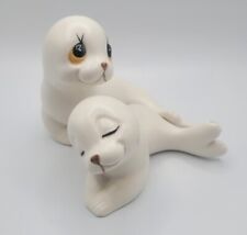 Estatuetas Oxford Momma and Baby Seal Pup • Porcelana branca • México comprar usado  Enviando para Brazil