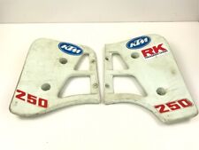 89 KTM 250 DXC MXC OEM Radiator Shrouds Tank Plastic Fairing Guard Scoop 4-N for sale  Shipping to South Africa