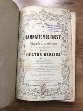 Berlioz hector damnation d'occasion  Bordeaux-