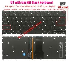 Backlit keyboard acer for sale  Shipping to Ireland