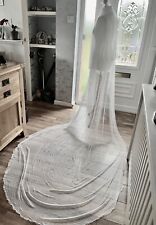 ivory cathedral veil for sale  LLANDUDNO