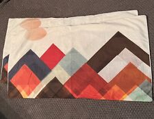 Deny Designs Geometric Mountain Print Pillow Shams, King, Set of 2 for sale  Shipping to South Africa
