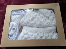 handmade knitted newborn clothes for sale  LONDON