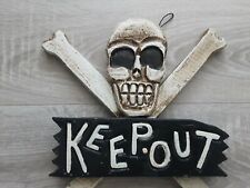 Keep sign skull for sale  WICKFORD