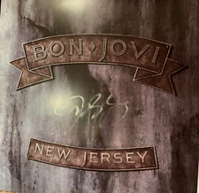 Jon Bon Jovi Nova Jersey BON JOVI Álbum Assinado Vinil LP Disco Certificado de Autenticidade Autografado, usado comprar usado  Enviando para Brazil