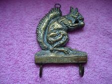 Vintage brass squirrel for sale  BEXHILL-ON-SEA