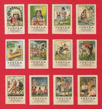 POSTER STAMPS USA AMERICAN NATIVES INDIANS KAYAK WAR DANCE  GRIZZLY BEAR TOBLER segunda mano  Embacar hacia Argentina