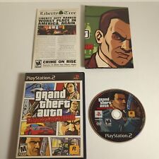 Grand Theft Auto Liberty City Stories GTA PS2 CIB Complete z plakatem + instrukcją na sprzedaż  Wysyłka do Poland