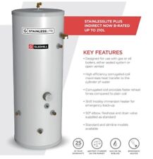 Gledhill Stainless Lite+ PLUIND210 Unvented Cylinder, thermostat and valve for sale  CHEPSTOW