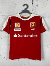 Vintage Ferrari Puma F1 Racing Shell Team T shirt Fernando Alonso for sale  Shipping to South Africa