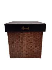 wicker laundry basket for sale  RUGBY