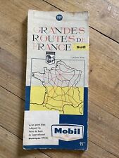 Carte Routière Michelin Mobil Mobilgas Grandes Routes De France Sud 1958 d'occasion  Andeville