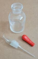 (1 Qty) LAB SAFETY SUPPLY DROPPER BOTTLE w/ GROUND GLASS PIPETTE 60 mL for sale  Shipping to South Africa