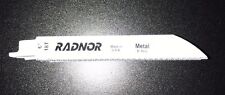 5 Pcs Radnor Sawzall Blades 6" X 3/4” Metal Bi Metal Cutting Saw Blade, occasion d'occasion  Expédié en France