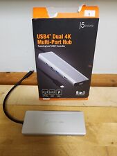 j5create USB4 Dual 4K Multi-Port Hub -5 in 1, used for sale  Shipping to South Africa