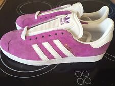 Adidas gazelle purple for sale  BRACKNELL