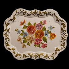 Vintage floral tole for sale  USA